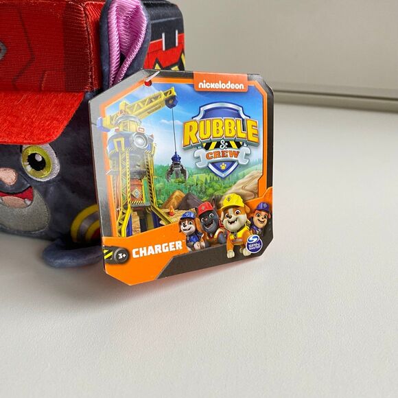 Paw Patrol Rubble & Crew Charger‎ Cube Plush Nickelodeon New with Tag 2022 - Picture 2 of 5